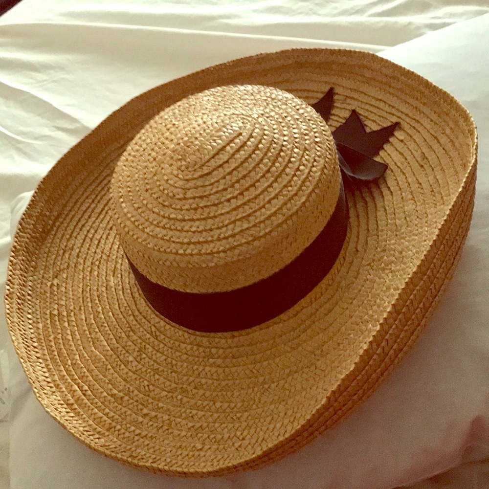 Summer Straw Hat with Ribbon 🎀